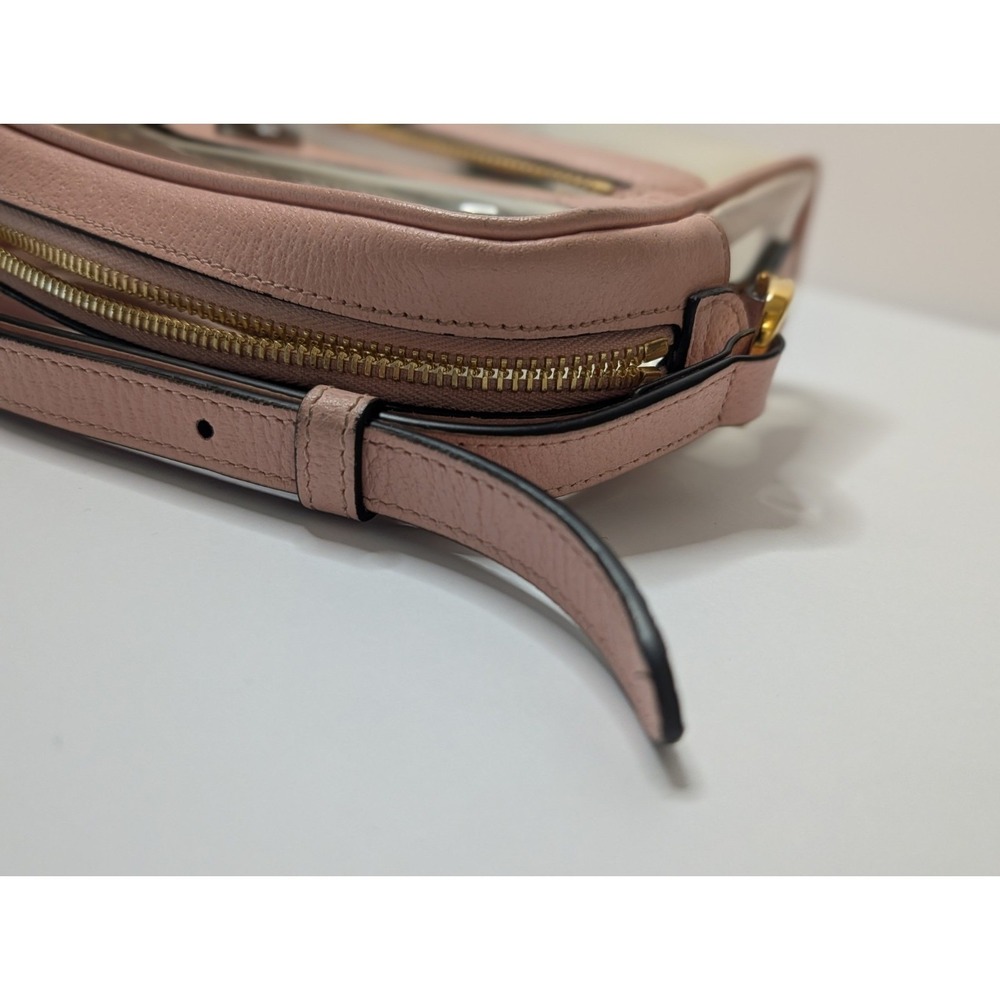 Gucci Ophidia Mini Bag Clear Vinyl Purse Crossbody Shoulder Stadium Bag - Picture 15 of 15
